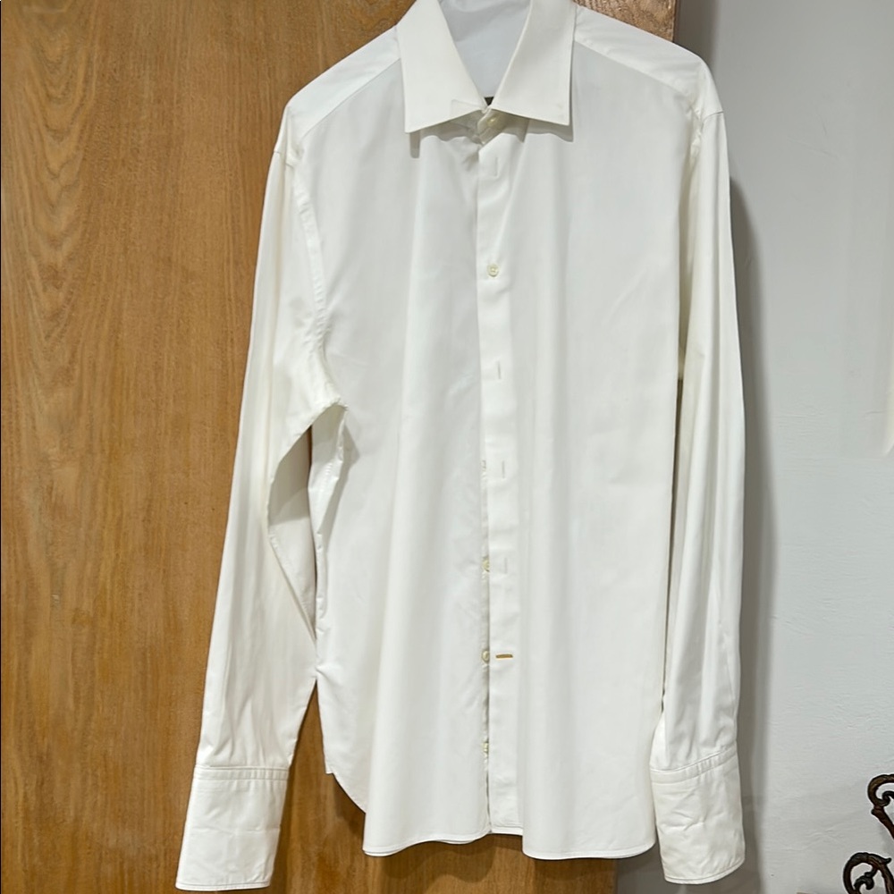 Classic White Men's Shirt